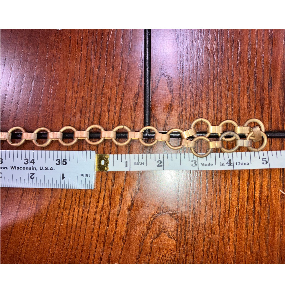 Chunk Linked Chain Two Tone Statement 31 Inch Nec… - image 7
